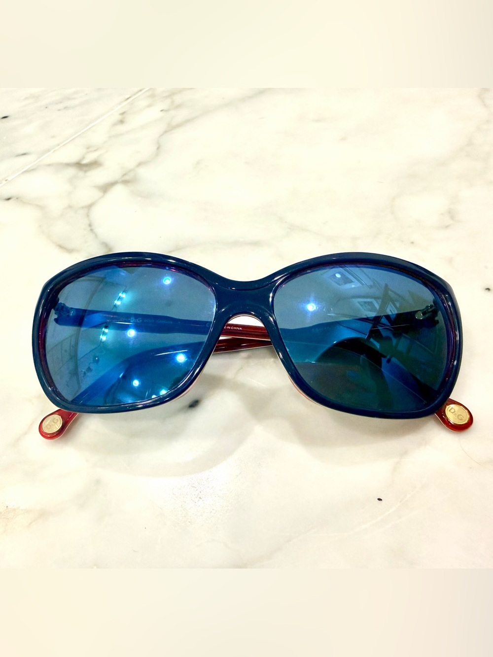 D&G Blue & Red Sunglasses